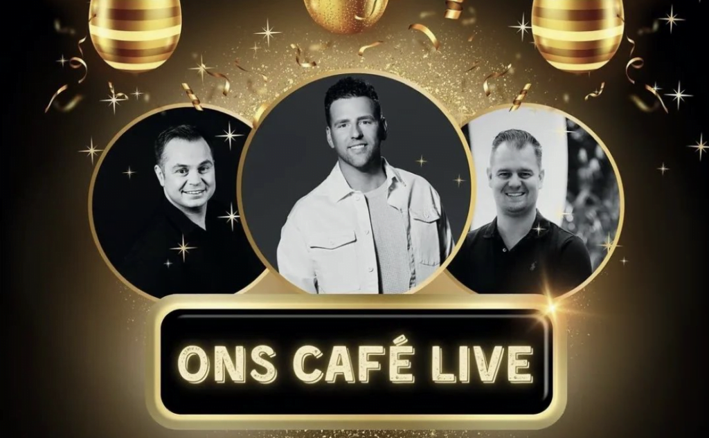 Marketing foto voor ons cafe live event